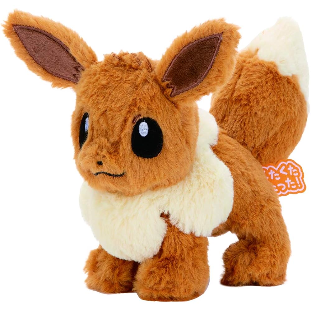 Takaratomy A.R.T.S Pokemon Plush Toy Eevee 16cm Soft Stuffed Animal Small