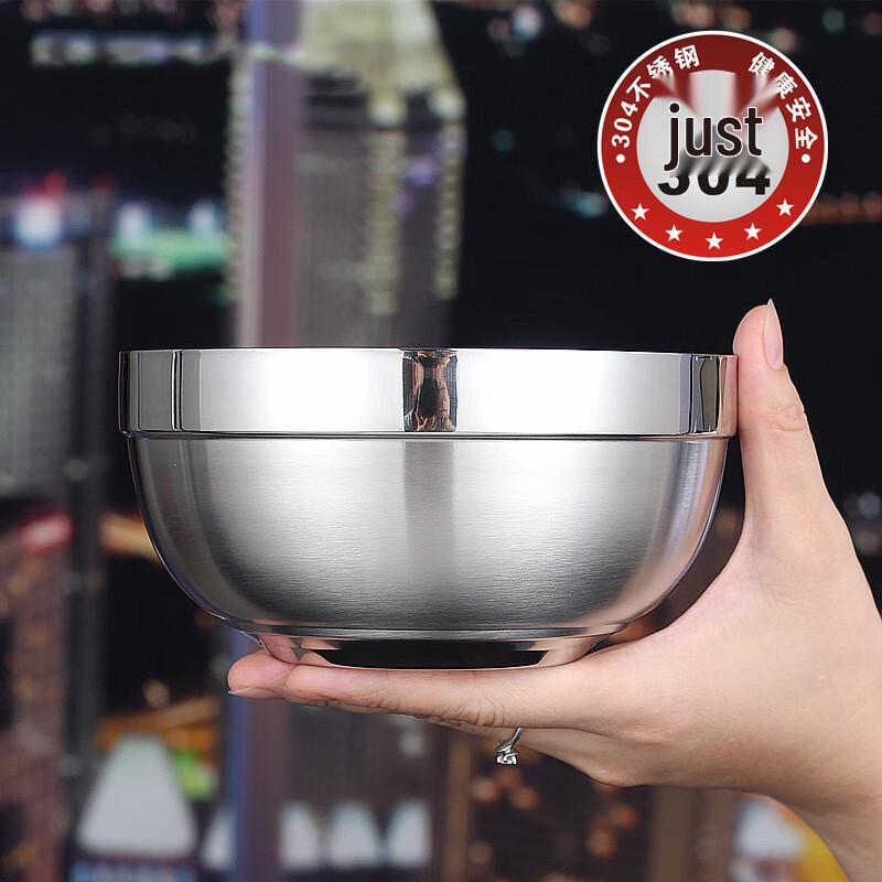 

NHZHIW 304 Stainless Steel Double-Layer Bowl