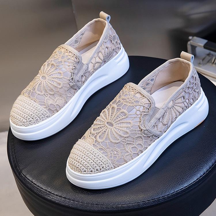 Leather Fisherman Shoes Children 2025 New Single Shoes Summer One-pedal Flat-soled Lazy Shoes Heightened Soft-soled Casual Shoes