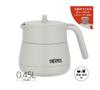 Thermos Vacuum Insulated Teapot with Strainer, 450ml, Light Gray, TTE-450 LGY