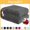 Double-sided Sherpa Flannel Fleece Blanket Soft Plush Warm And Cozy