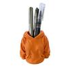 3D Printed Hoodie Pen Holder, Makeup Brush Organizer for Desk, Creative Sweatshirt Shape Pencil Storage Container, School Office Supplies