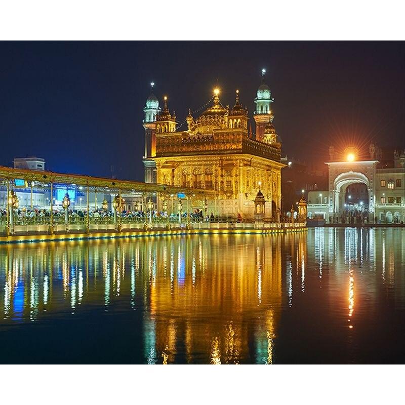 5D Diamond Embroidery City Landscape Full Drill Diamond Painting Cross Stitch  Mosaic Home Decoration