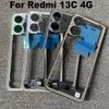 New For Xiaomi Redmi 13C Front Bezel Middle Frame Back Housing Mid Plate Replacement For Poco C65