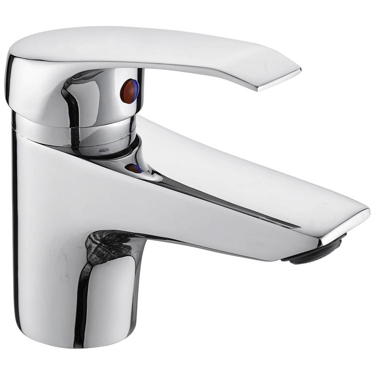Bathroom Designed Face Brass Wash Basin Taps Basin Faucet (as the picture,Chrome)