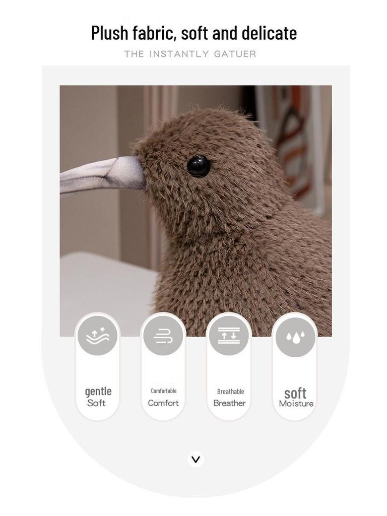 Adorable Long-Mouthed Bird Plush Toy - Large, Unique & Quirky Gift