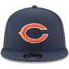 New Era Chicago Bears Hat NFL Navy 9FIFTY Snapback Adjustable Cap Adult One Size