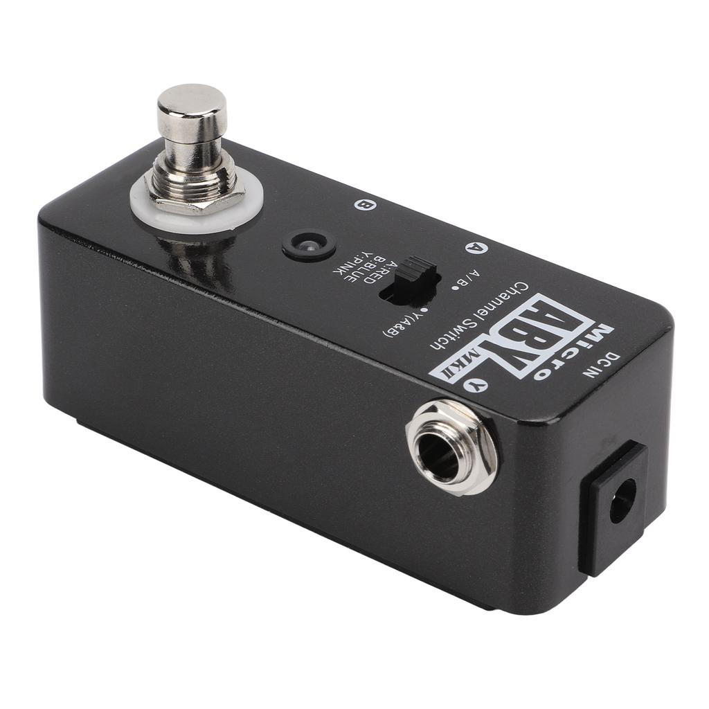 ABY Channel Switch Pedal Metal Selection Channels Pedals Guitar Amplifier Footswitch with True Bypass