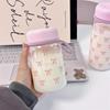Bowknot Plastic Water Cup Student Portable Cold Drink Cup Coffee Juice Milk Portable Large Capacity Water Cup