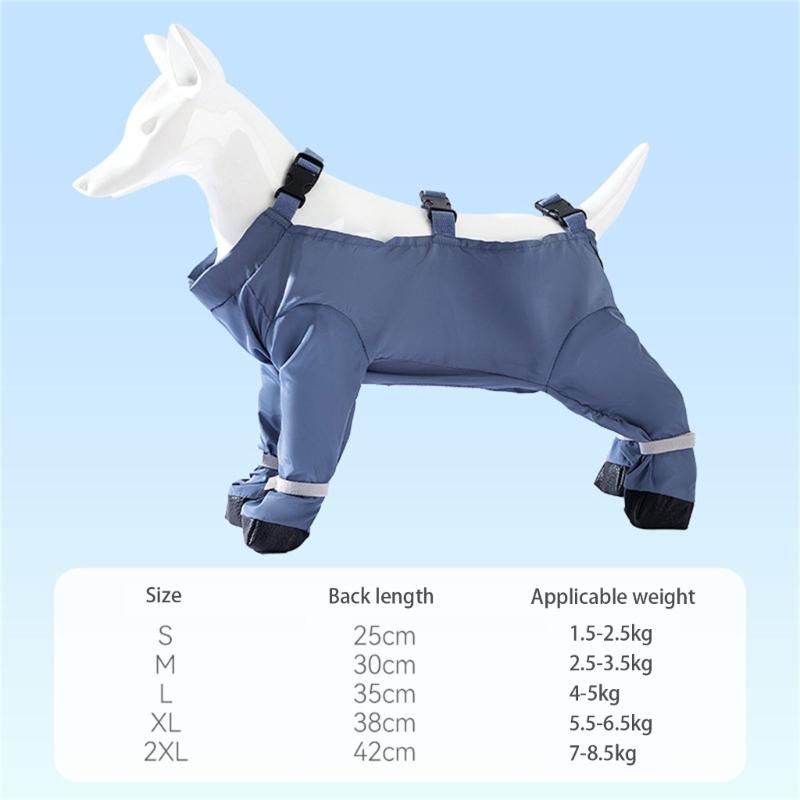 Dog Leggings Leggings Suspender Booties Shoes for Small To Large Dogs and Puppies Puppy Rain Shoes Rainwear
