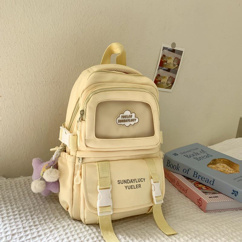 Sac à dos grande capacité pour fille mignonne style collège pour voyage et école