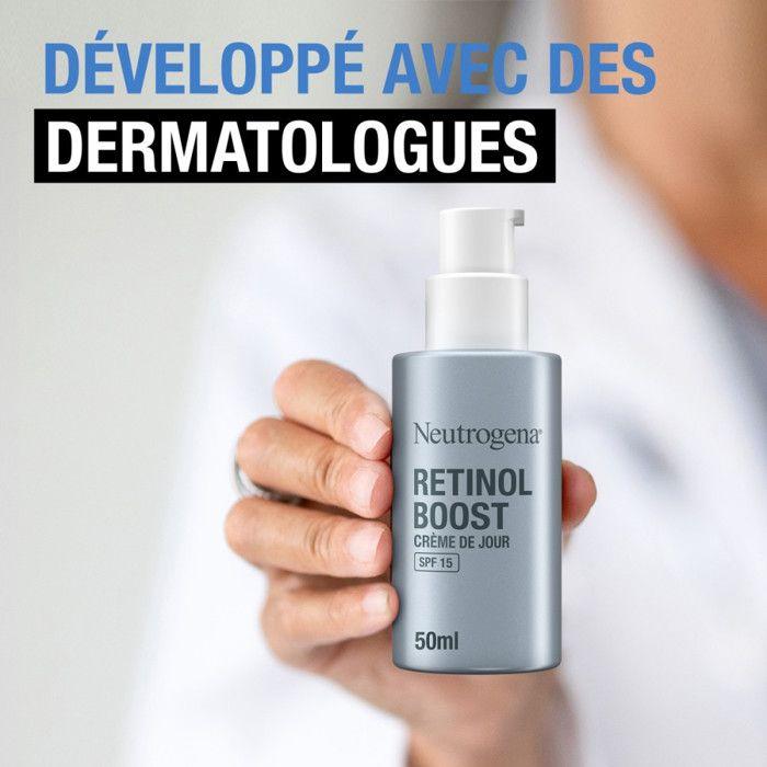 Neutrogena Retinol Boost Crème Visage Hydratante de Jour Anti-âge SPF 15 50ml