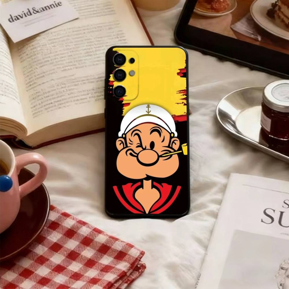 

Cartoon Sailor Phone Case For Samsung S25,S24,S21,S22,S23,S30,Ultra,S20,Plus,Fe,Soft Black Cover Samsung S25