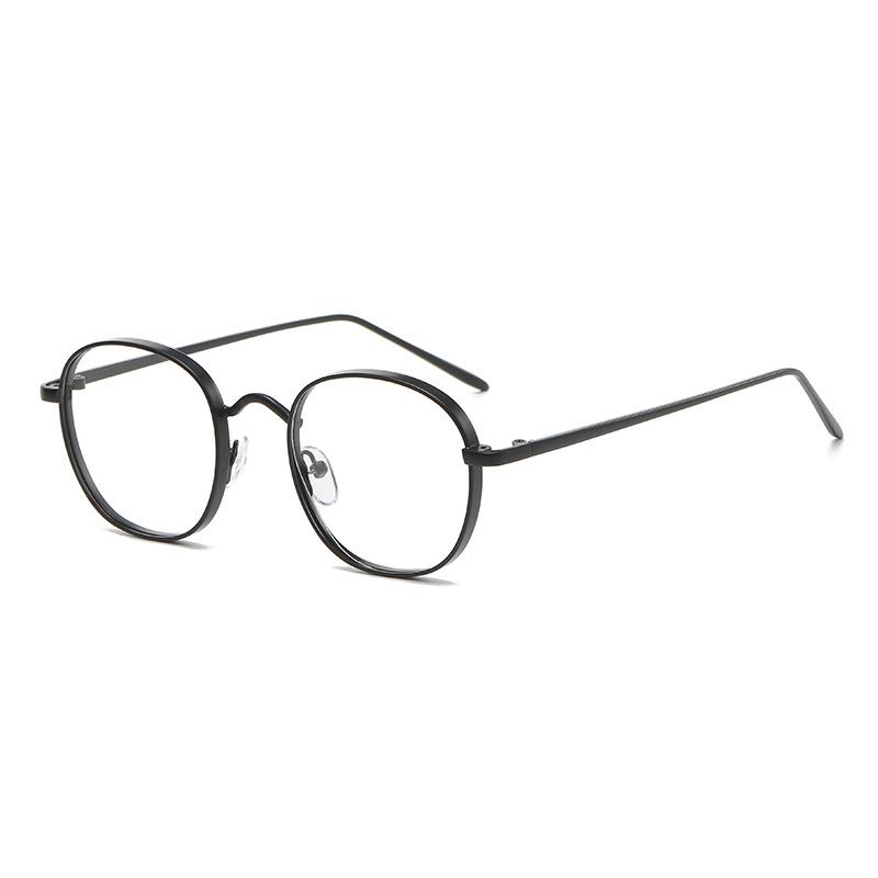 Fashion New Color Changing Anti Blue Light Glasses Trendy Metal Frame Color Changing Glasses 2024 anti blue light glasses