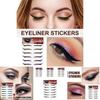 West Month Self Adhesive European American Eyeliner Stickers Six Pairs For Party Glam