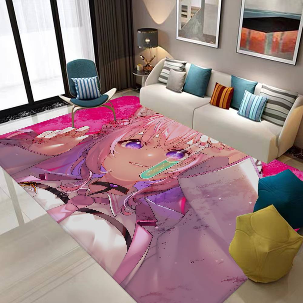 Hakui Koyori Anime Bathroom Mat Anti-slip Absorb Water Long Strip Cushion Bedroon Mat Welcome Doormat