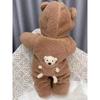 [Combinaison Chaude] Combinaison Chaude à Capuche, Vêtements d'Hiver pour Bébé | Décor d'Ours pour Bébé Nouveau-né, Vêtements de Bébé pour Garçons et Filles