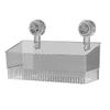 Elegant Faucet Suction Cup Storage Rack for Bathroom Cosmetics and Washbasin Essentials