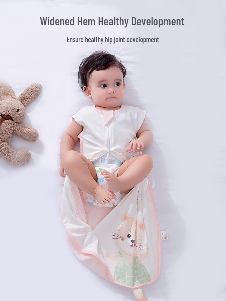 Grade A Pure Cotton Anti-Startle Swaddle Sack for Newborns by Anyang