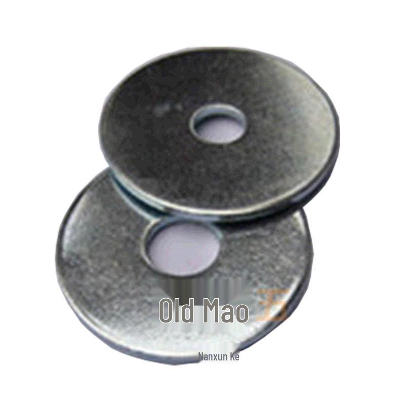 Heavy-Duty Galvanized Flat Washer - Large Diameter Metal Spacer