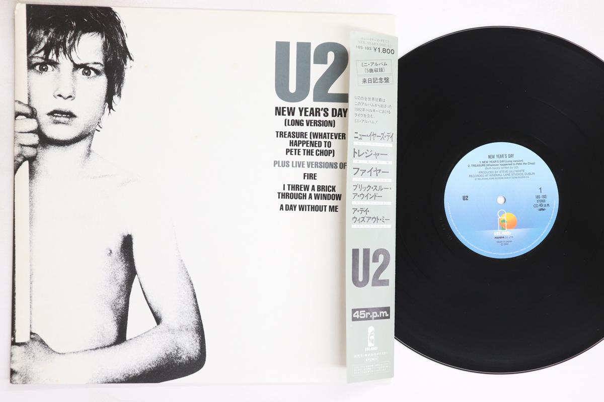 

12inch Record U2 - New Year s Day 18S183 ISLAND 1983 Japan Obi Rock Used