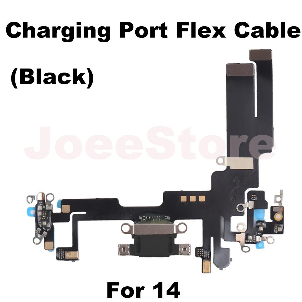 Ladeanschluss Flexkabel für iPhone 11 12 13 14 Pro Max Mini X XS XR USB-Ladegerät Dock-Anschluss Mit Mikrofonband Reparatur