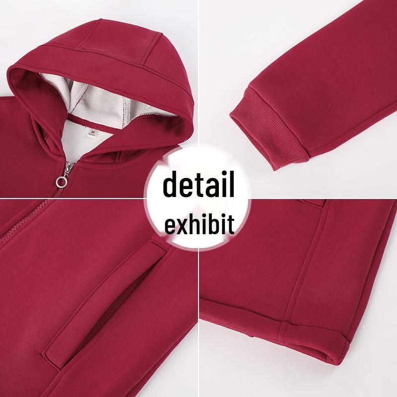 Women's Mid-Length Fleece-Lined Hooded Coat