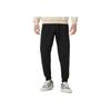Adidas Solid Color Cuffed Knit Training Pants Men Bottoms Black IP4919