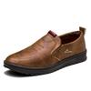 Soft-soled leather men's shoes, new one-pedal Doudou shoes, breathable foot cover casual leather shoes