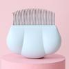 1Pcs Multi-Purpose All Hair Lengths Pet Grooming Brush Shell Shape Self-Cleaning Massage Comb Ergonomic Pet Comb Pet Cat Dog