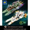 Third Universe KaiZhi Spaceship Model 6628-6633, Compatible with LEGO, Educational Building Blocks Toy