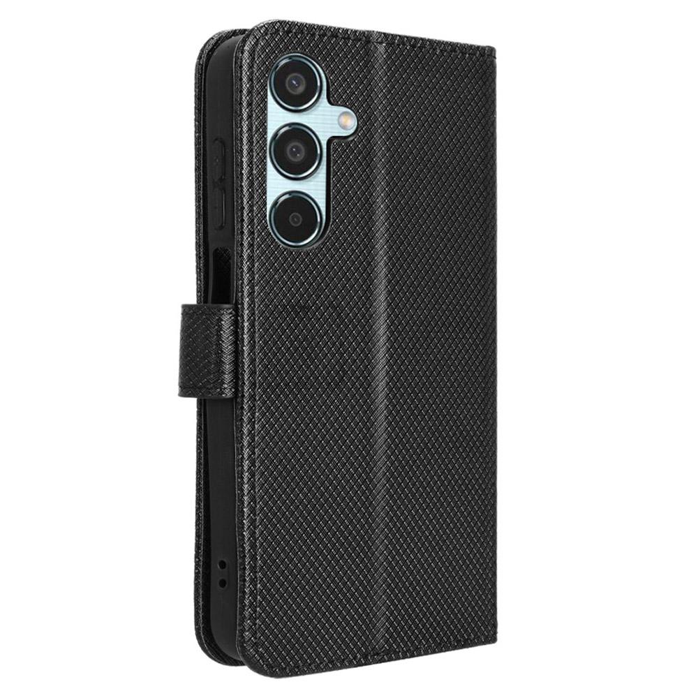 For Samsung Galaxy M35 5G Case Diamond Texture PU Leather Phone Cover