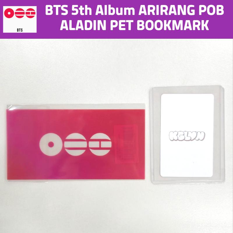 BTS ARIRANG Album POB Vorteil Fotokarte Offizielles Geschäft Geschenk Auswahl ALADIN PET BOOKMARK