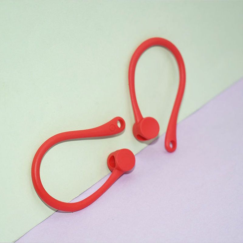 Ganci per l'orecchio in silicone sportivo per Apple AirPods pro Accessori Auricolare Bluetooth anticaduta per airpod 2 3 Supporto per Airpods 3 2 1