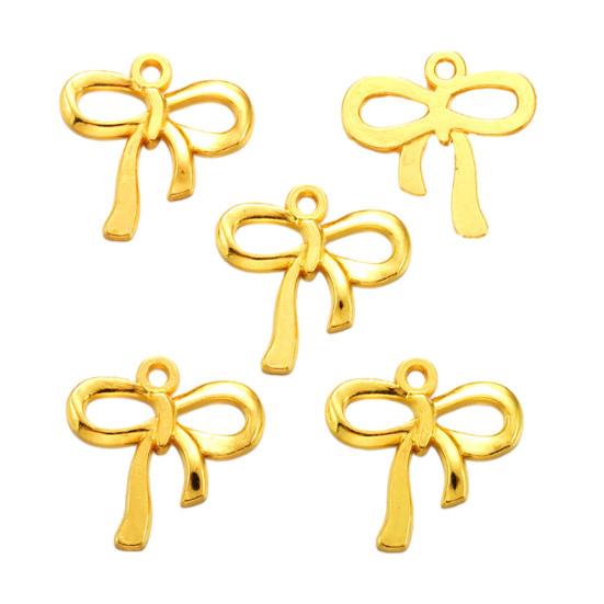 100 Pcs Bow Charms for Jewelry Making DIY Accessories Bowknot Keychain Charms Alloy Bow Shape Charms for Earrings Necklaces Bracelets Crafting