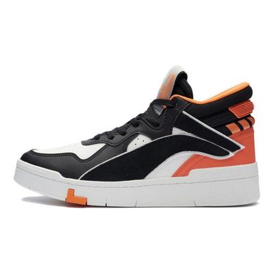 Tênis de Skate Li Ning Superwave Mid Masculino Preto Laranja AGCR233-3