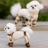 Adjustable Reflective Stripe Pet Pants Dustproof Dog Jumpsuit Shoes  for Dogs Puppy