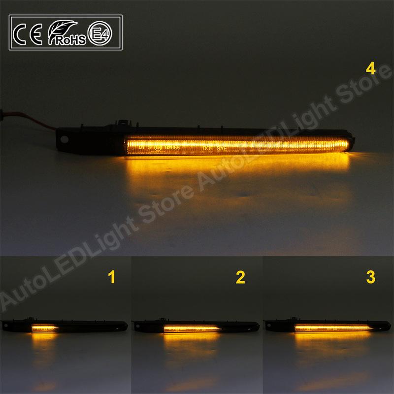 2Pcs Dynamic LED Side Marker Light Turn Signal Lamp For BMW E90 M3 Sedan E92 M3 Coupe E93 M3 Convertible 2007-2013