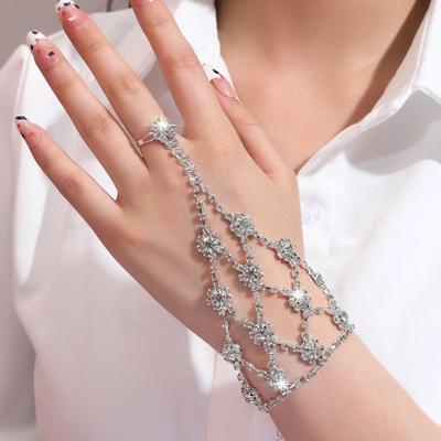 Sunflower Diamond Bracelet, Anklet & Ring - Trendy and Stylish Accessories