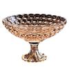 Homeglen European Crystal Glass High-Foot Fruit Plate