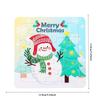 Christmas Jıgsaw Puzzle Compact Present Ideal for Children s Playthings DO-IT-YOURSELF Paper Present Factory 16 Pieces Christmas Puzzles Learning