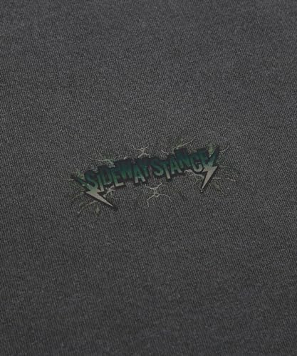 IMPROMES Casual SIDEWAYSTANCE Thunder No Way Pigment Short Sleeve T-Shirt, Men's, Red