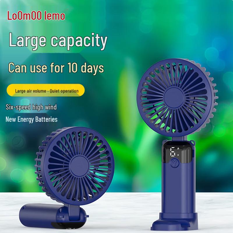 Lemo LDF-028 Foldable Digital Display Handheld Fan