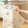 Universal Full-Cover Disposable Non-Woven Luggage Dust Cover - Travel Suitcase Storage Protector for Rainproof Protection