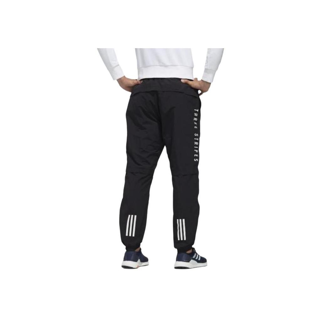 Adidas Must Haves Fashion Letter Loose Comfortable Breathable Sports Long Pants Men bottoms Black FM5428