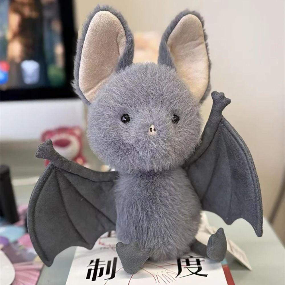 Soft Stuffed Bat Stuffed Animal 22cm Bat Plushies Cute Bat Pig Doll  Halloween Decoration