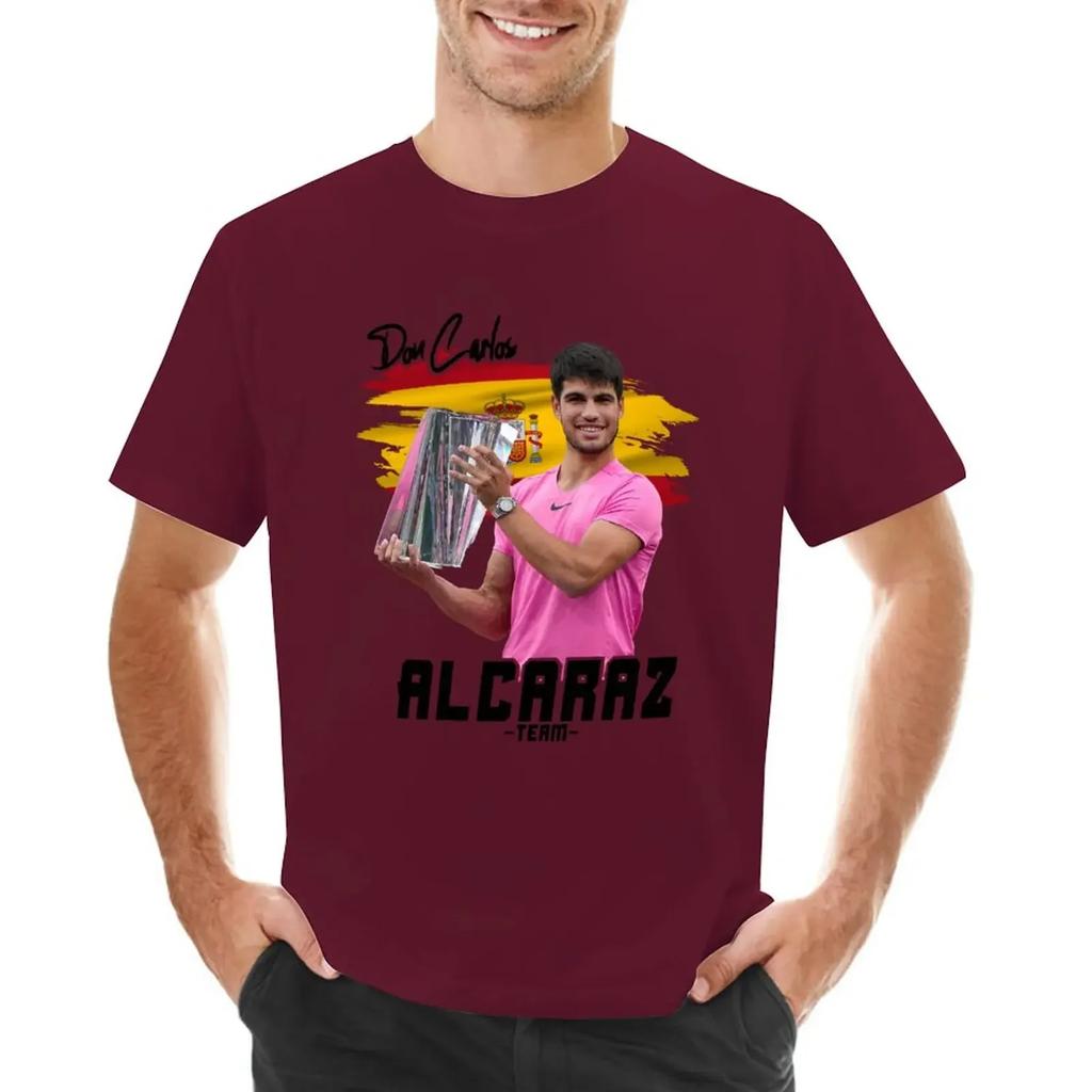 T-shirt for a boy black t shirts for Carlos Alcaraz Team - Don Carlos 2023 T-Shirt cute clothes boys   clothing
