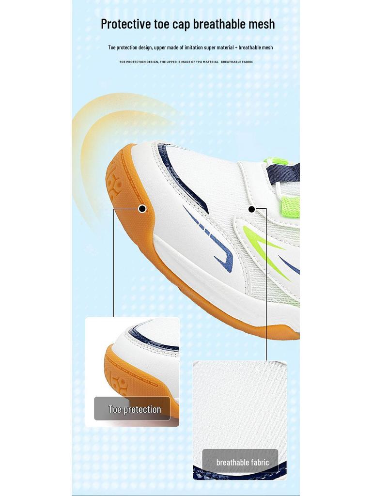 Youth Lightweight Non-Slip Badminton & Table Tennis Shoes for Boys & Girls