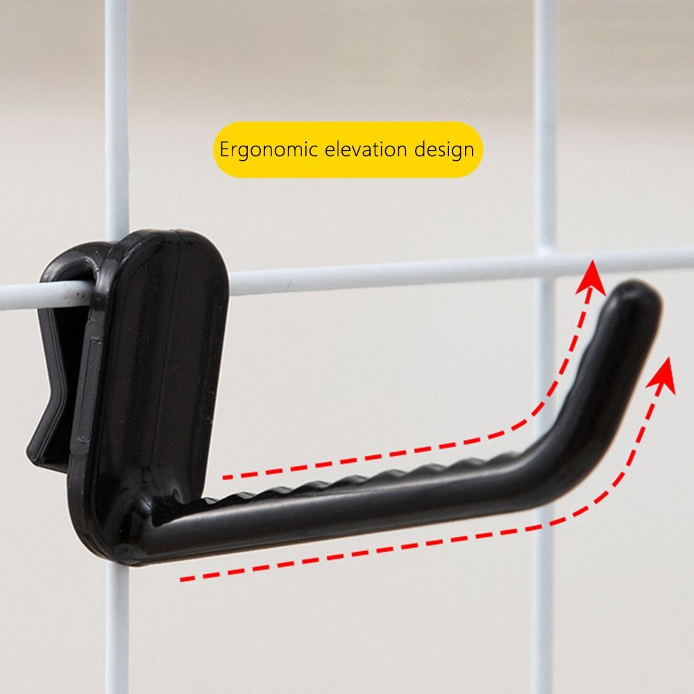 Goods Shelf Wall Hook Plastic Hole Board Hook Holder Durable Storage Racks  Home Decor