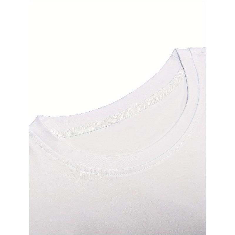 Tailles européennes T-shirt polyvalent pour homme Couche de base Vêtements d'été